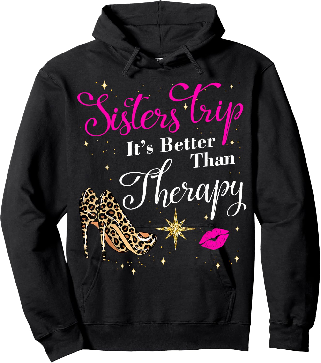 Girls Sisters Trip 2026 Nashville Las Vegas Weekend Birthday Hoodie - Hoodie | Black