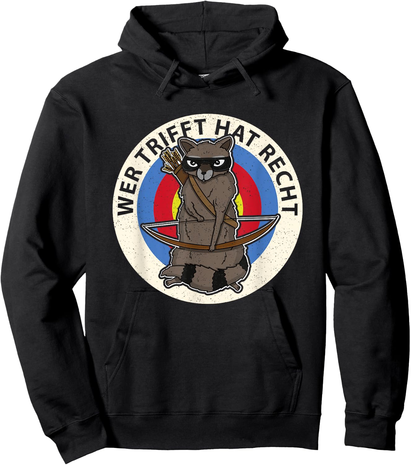 Bogenschütze Bogenschießen Bogensport Zielscheibe Pfeil Hoodie - Hoodie | Black