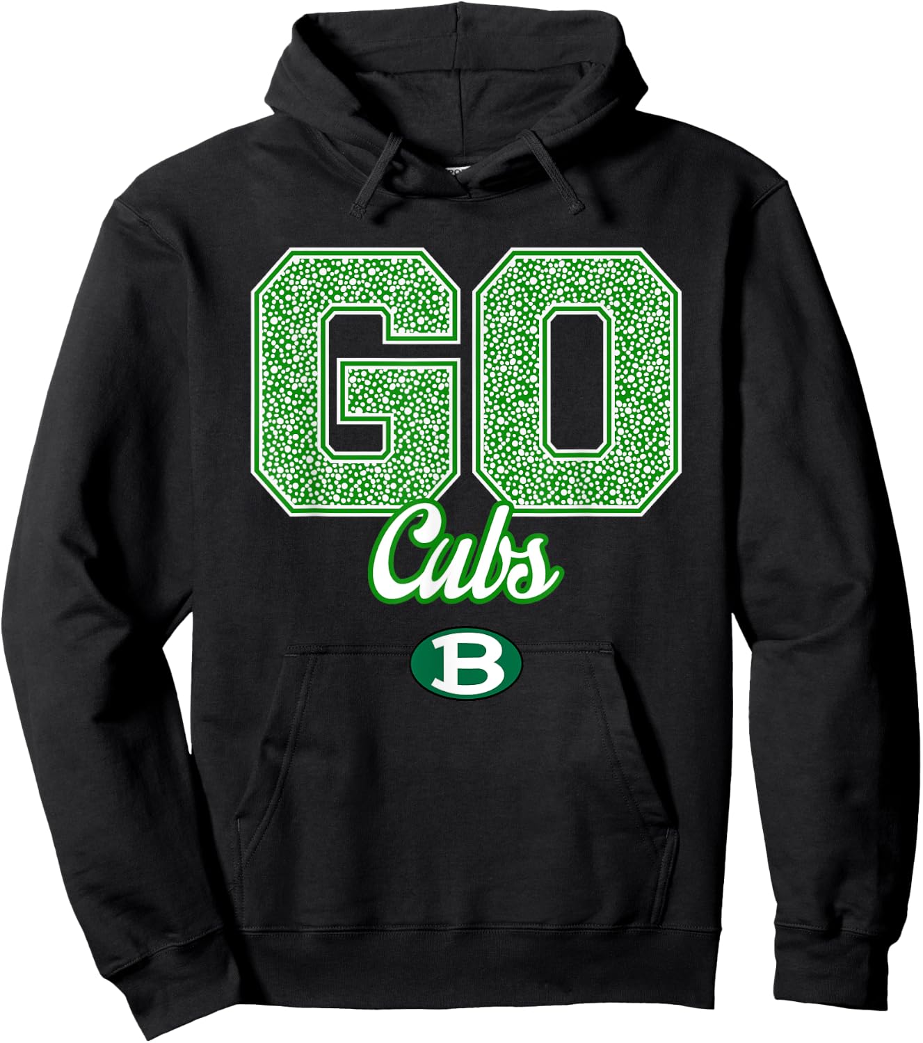 Brenham Cubs Logo GO! School Pride HS Hoodie - Hoodie | Black