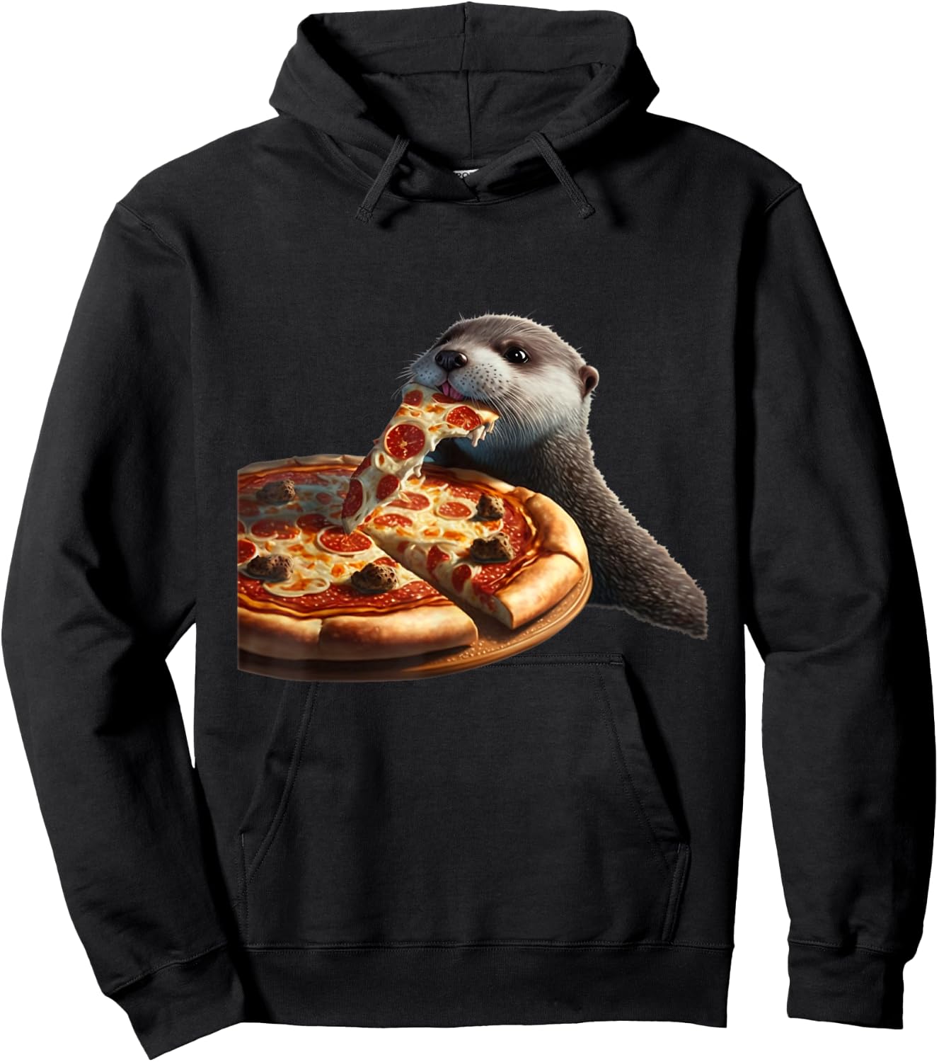Sea Otter Lover Funny Design Hoodie - Hoodie | Black