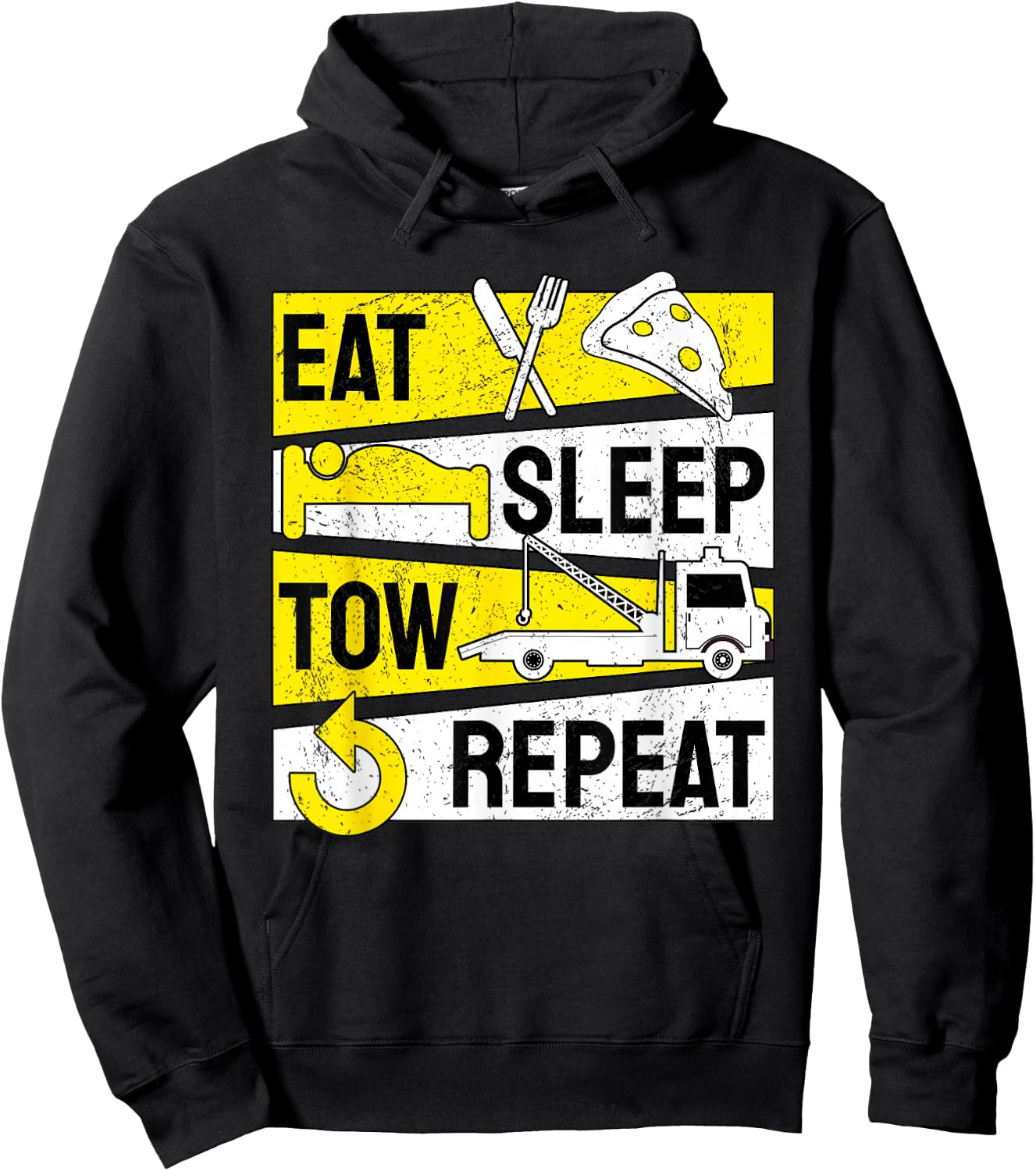Abschlepper Abschleppdienst Abschleppwagenfahrer Hoodie - Hoodie | Black
