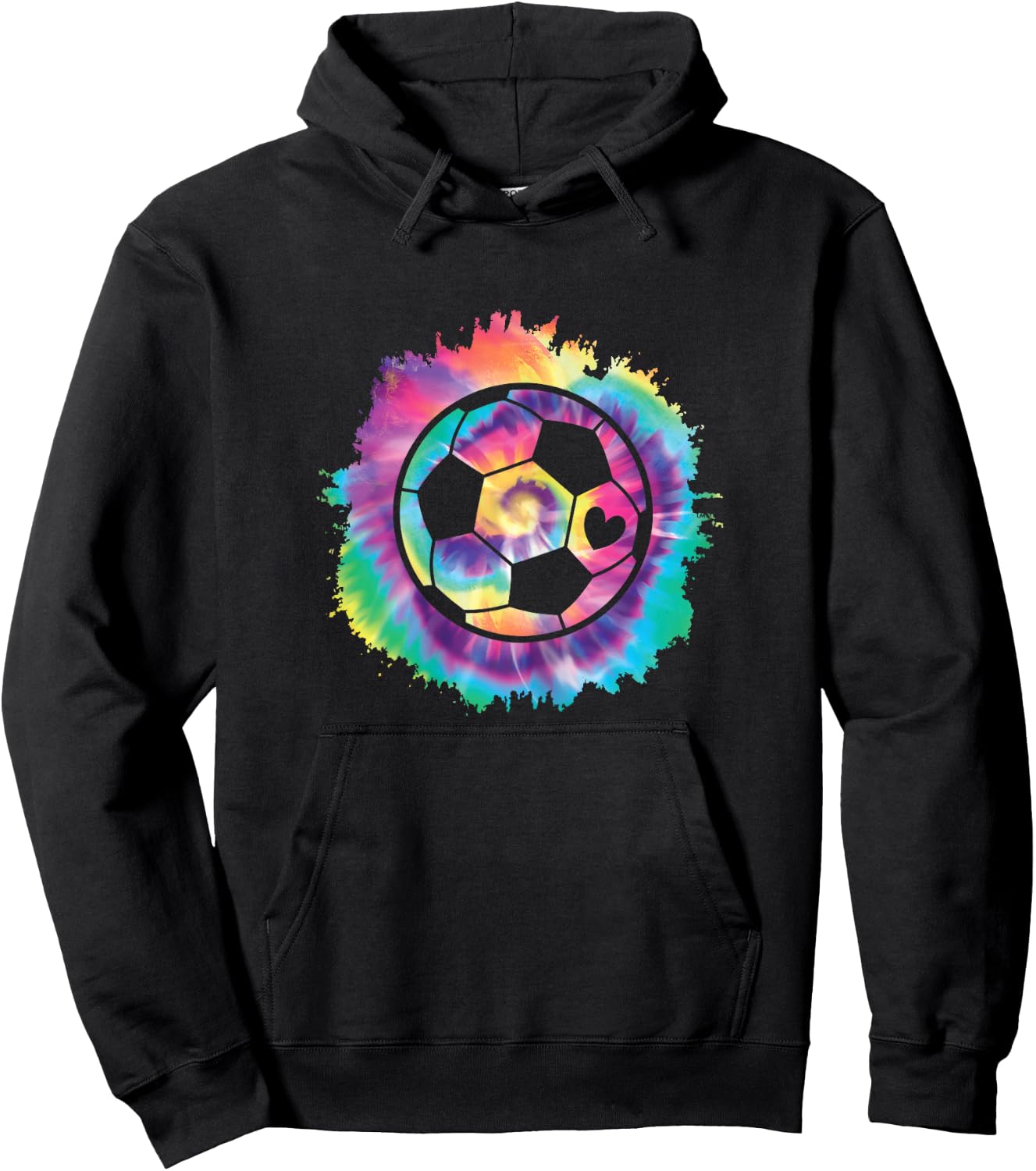 Cute Soccer Girl Player Soccer Lover Women Girls Kids Hoodie - Hoodie | Black