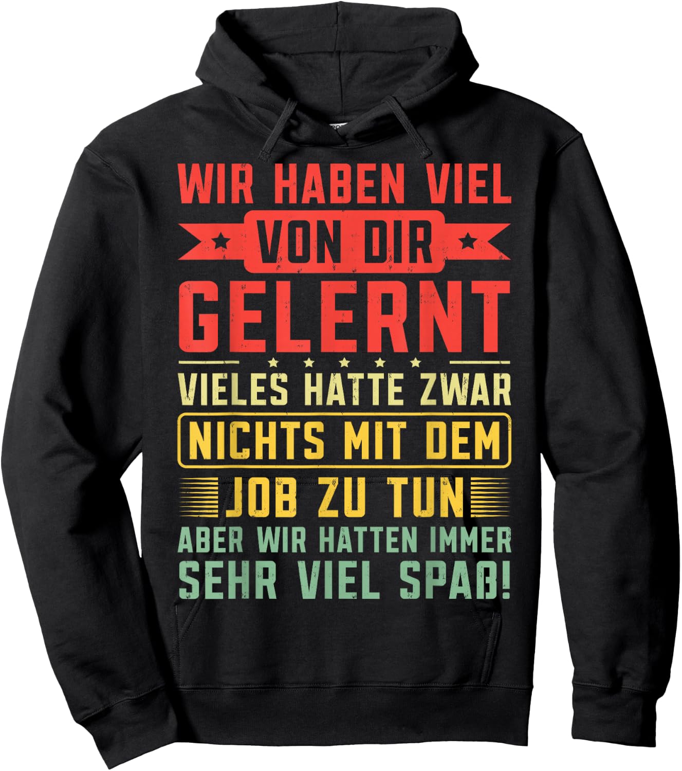 Farewell Gift Colleagues Farewell Job Change Retirement Hoodie - Hoodie | Black