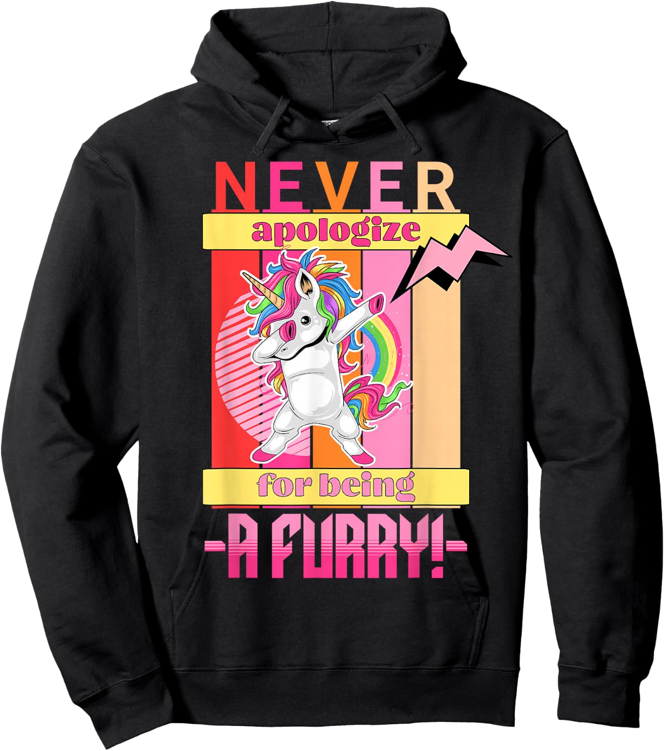 Funny Furries Fandoms Cosplay And Furry Hoodie - Hoodie | Black