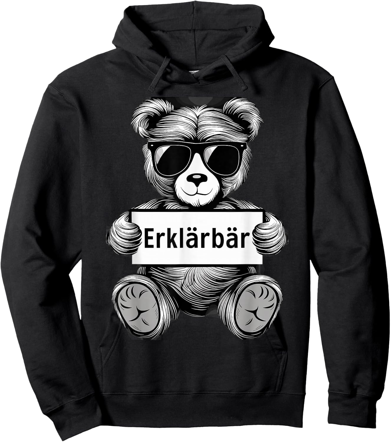 Erklärbär Lehrer Geschenk Abschiedsgeschenk Lehrerin lustig Hoodie - Hoodie | Black