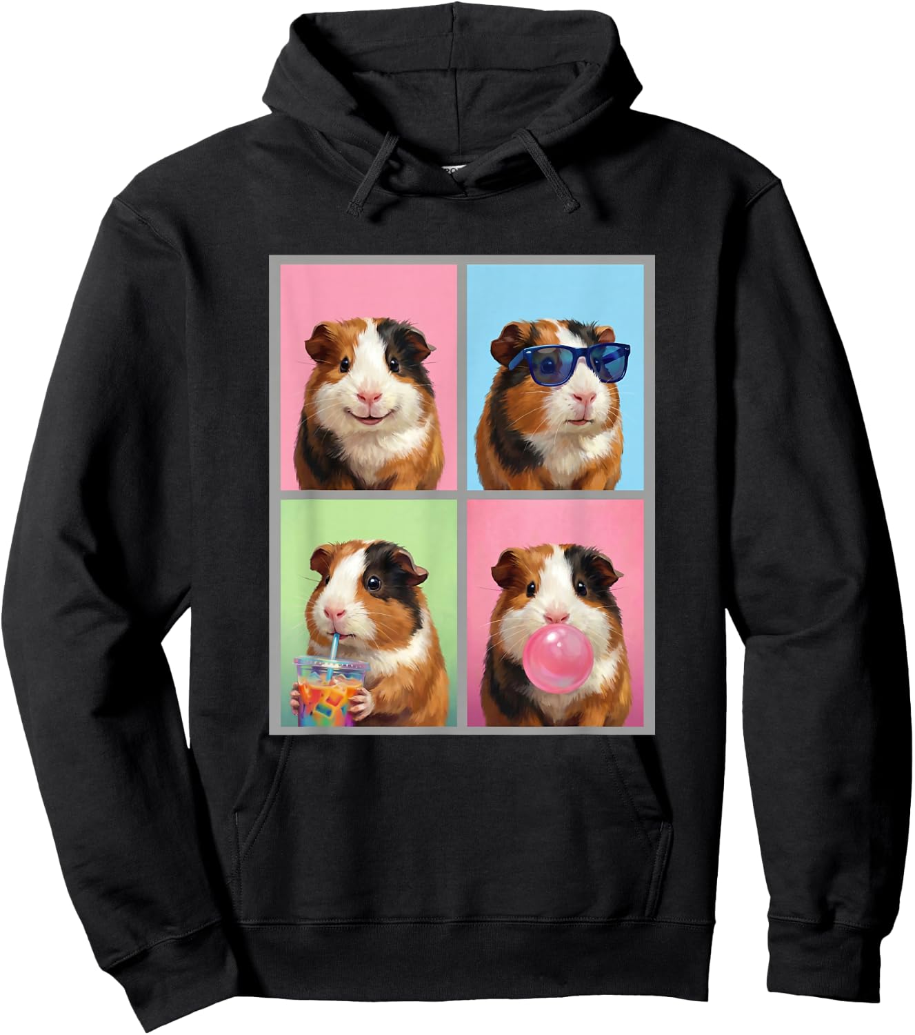 Guinea Pigs Funny Guinea Pig Hoodie - Hoodie | Black