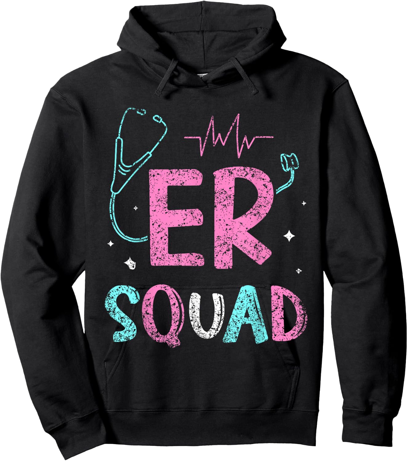 Er Squad Emergency Room Er Nurse Ed Nurses Nursing Hoodie - Hoodie | Black