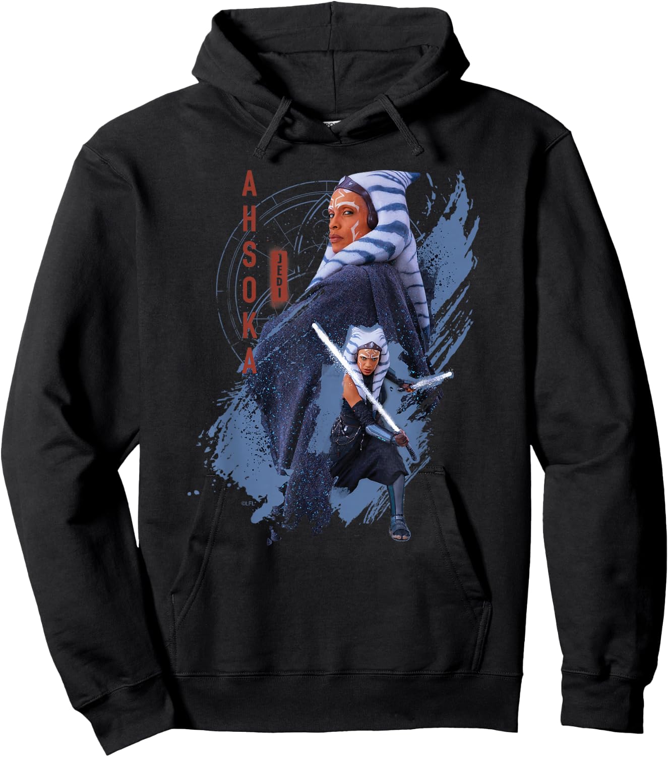 Star Wars Ahsoka Tano Jedi Ready Disney+ Hoodie - Hoodie | Black