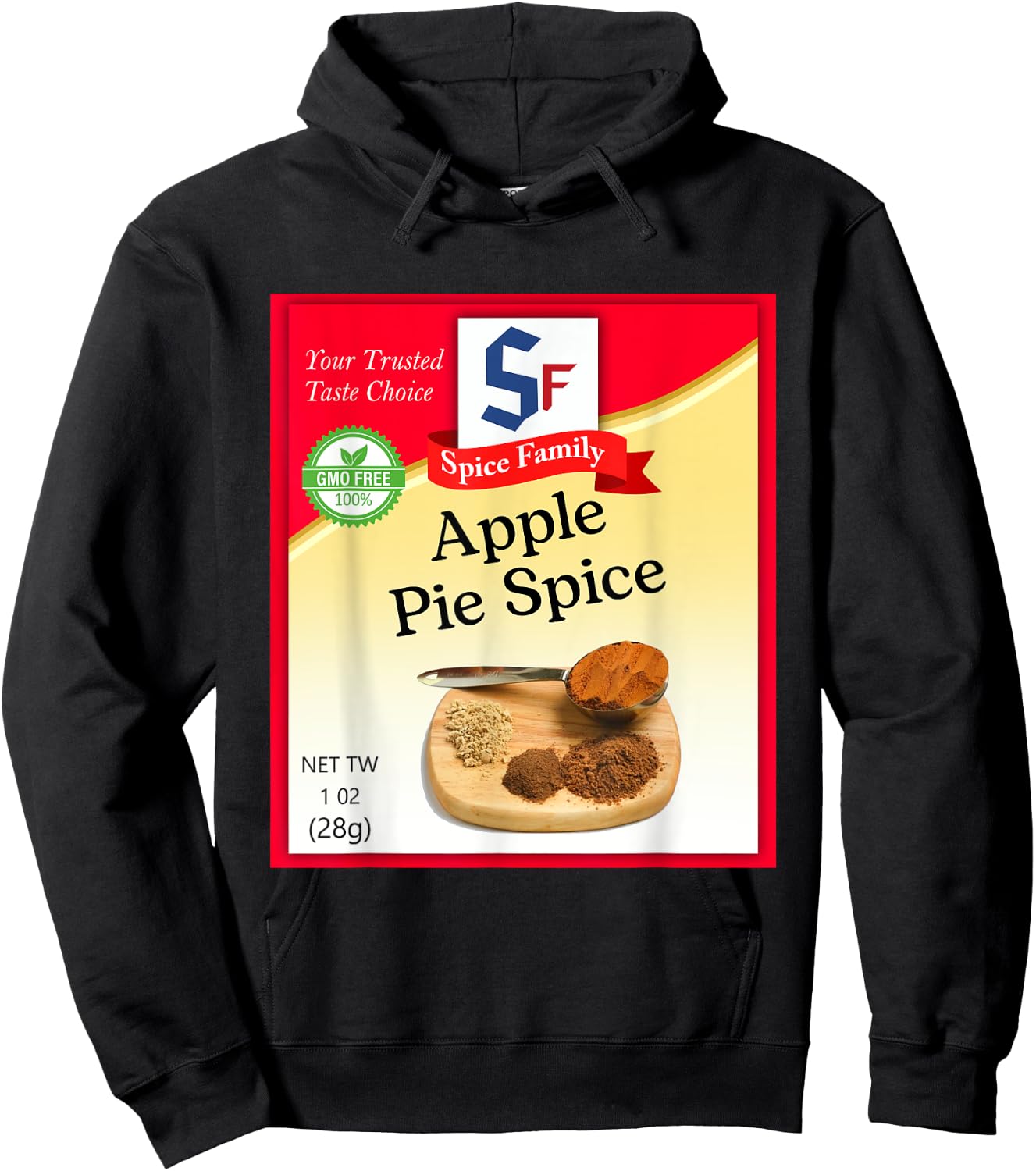 Apple Pie Spice Condiment Holiday Spice Group Costumes Hoodie - Hoodie | Black