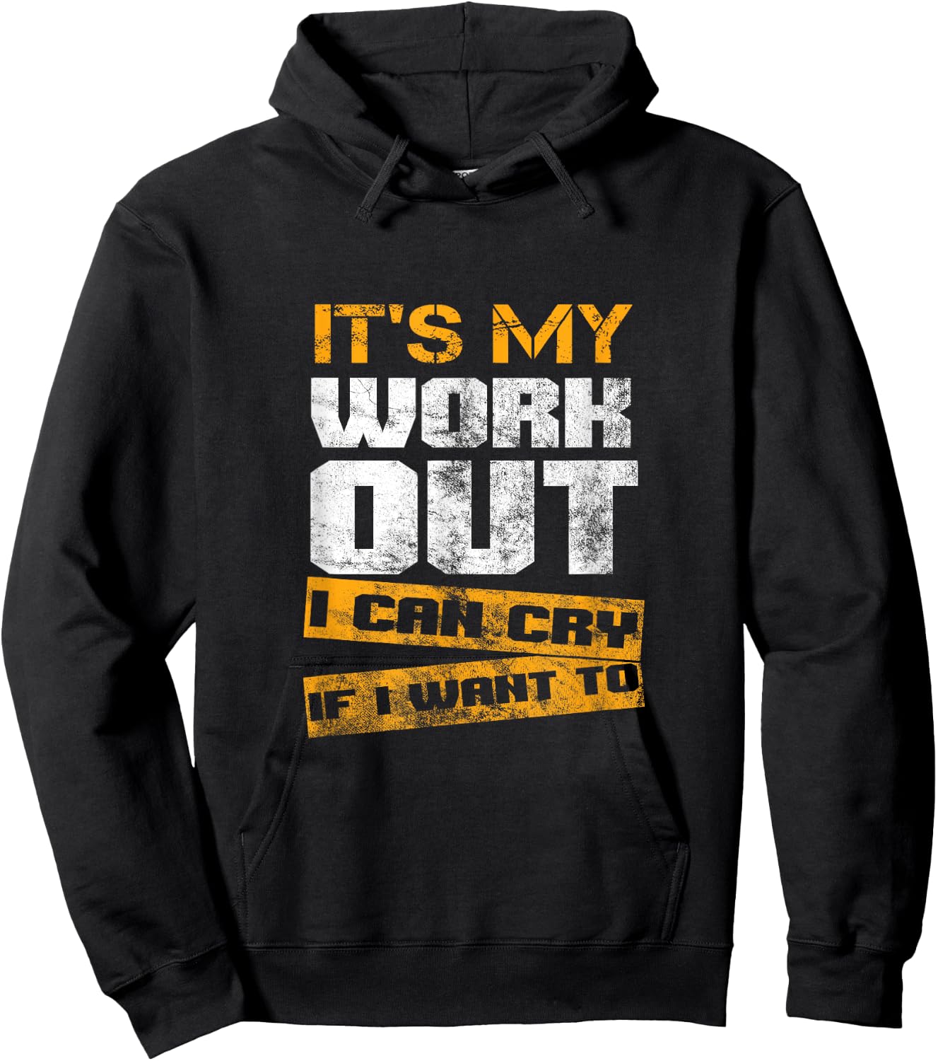Fitness Training Bodybuilding Es ist mein Workout I Can Cry Hoodie - Hoodie | Black