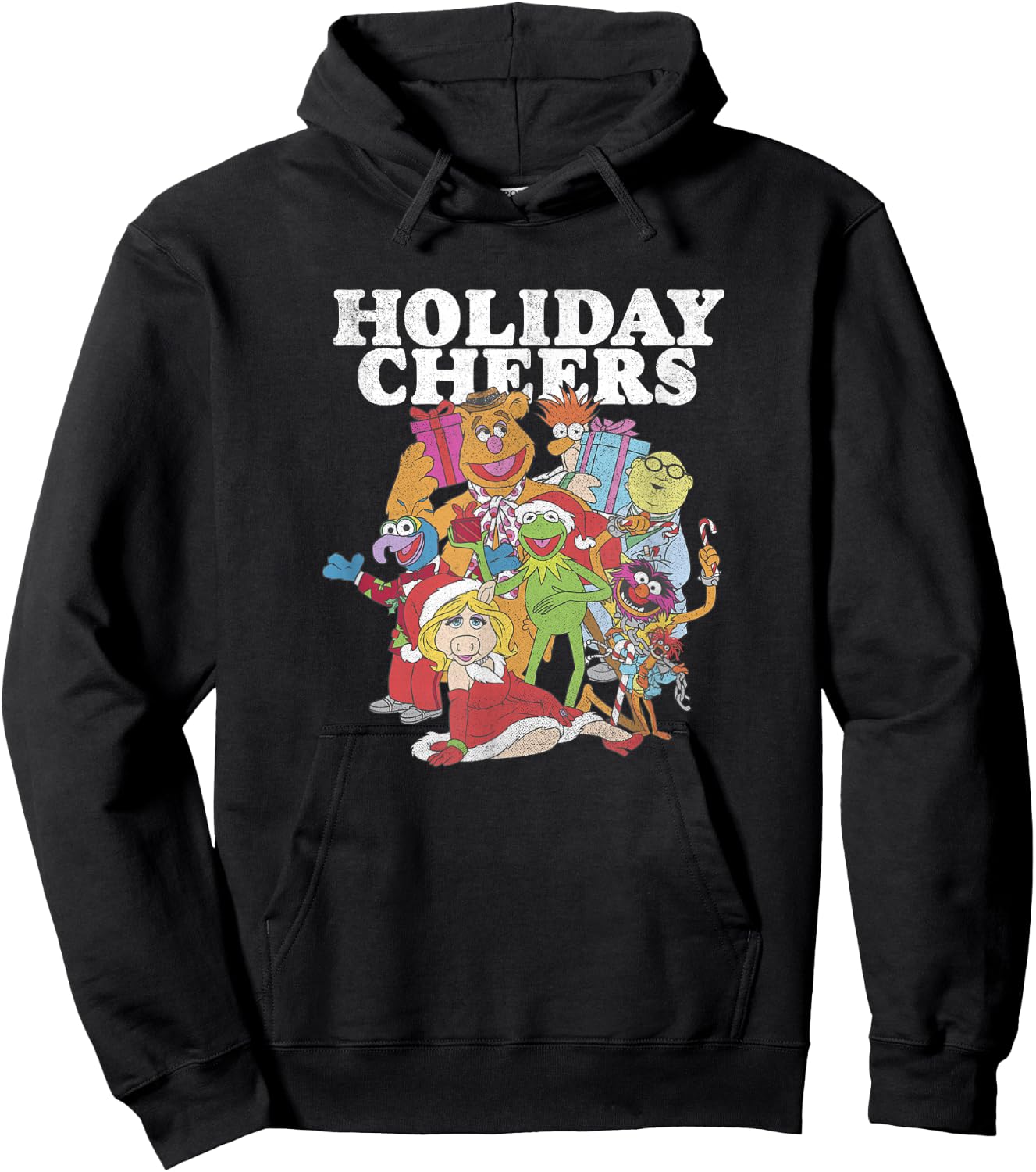 Disney Christmas The Muppets Holiday Cheers Hoodie - Hoodie | Black