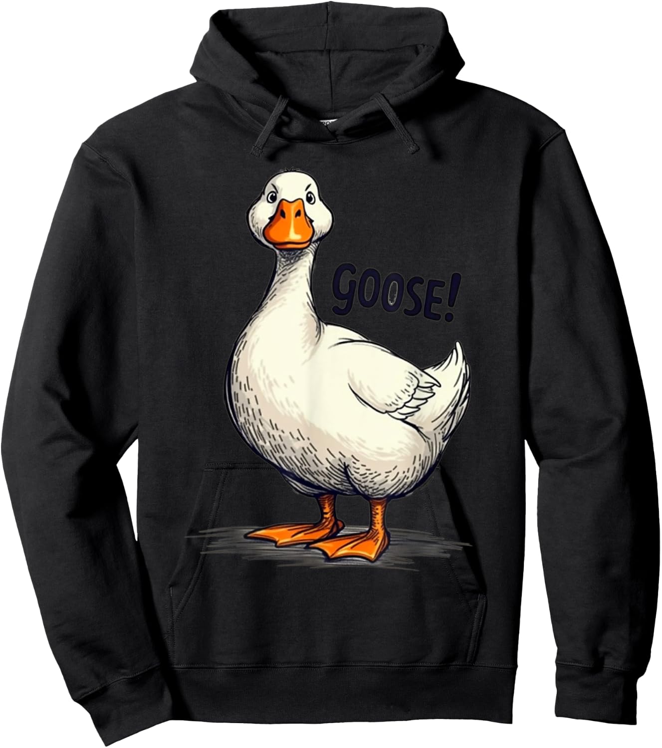 Funny Goose Geese Meme pour hommes, femmes, enfants, garçons et filles Hoodie - Hoodie | Black