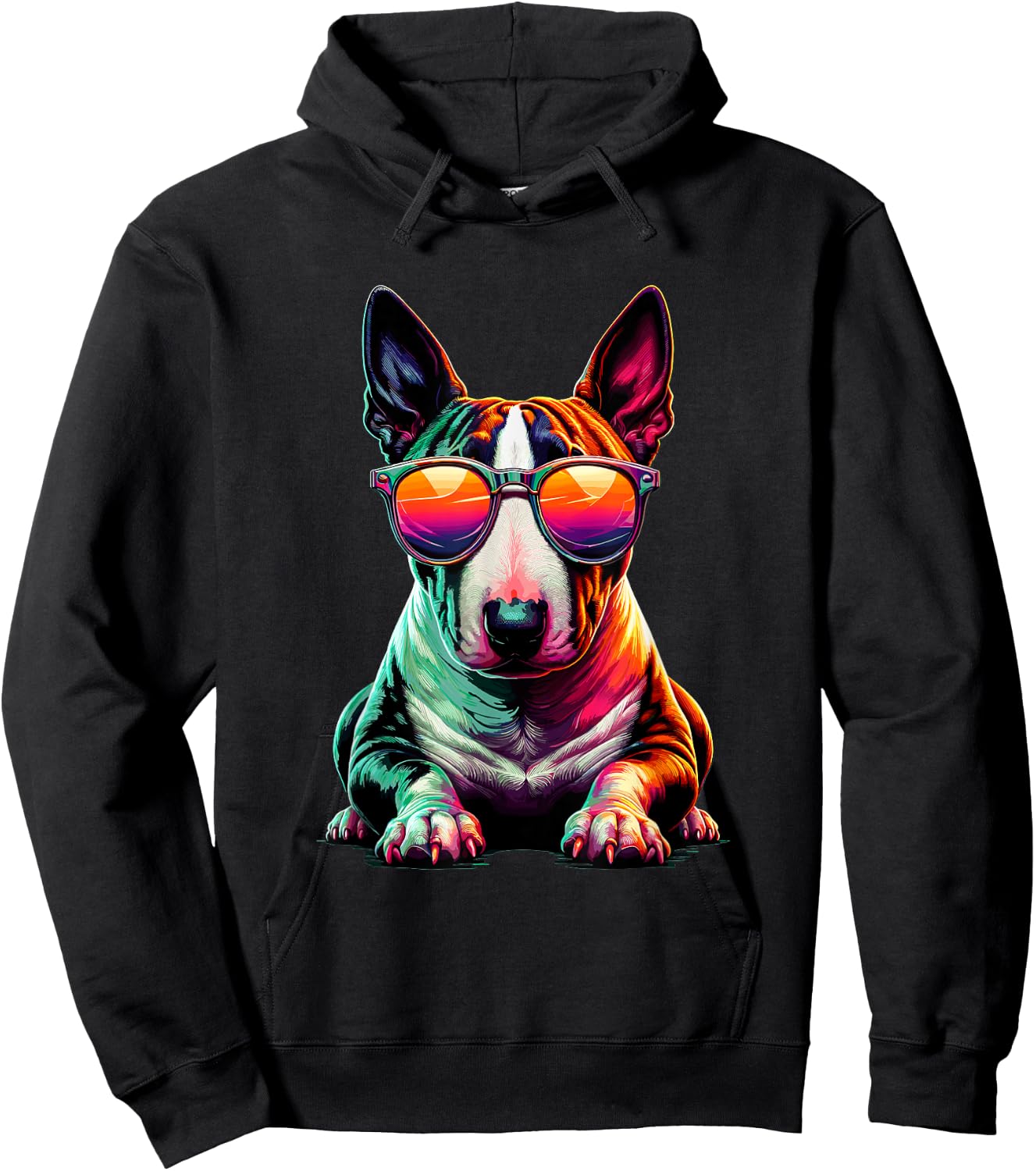 Sunglasses Bull Terrier English Bull Terriers Bullie Dog Men Women Girls Kids Hoodie - Hoodie | Black