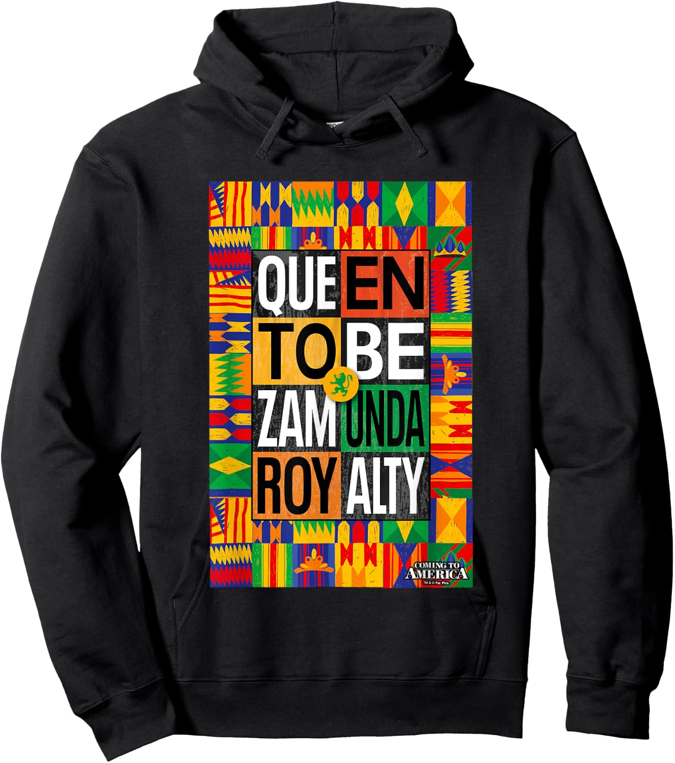 Coming To America Queen To Be Zamunda Royalty Hoodie - Hoodie | Black