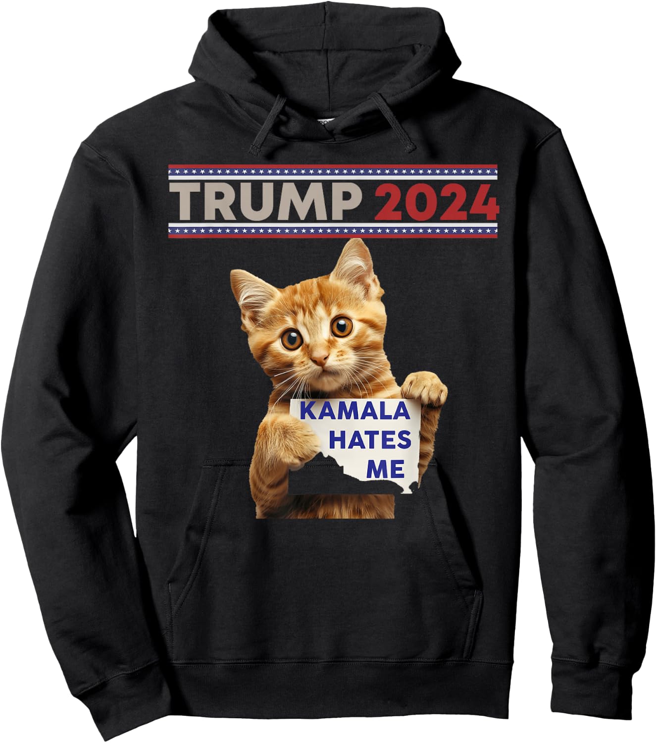 Make Cats Safe Again Trump Cats For Trump Hoodie - Hoodie | Black