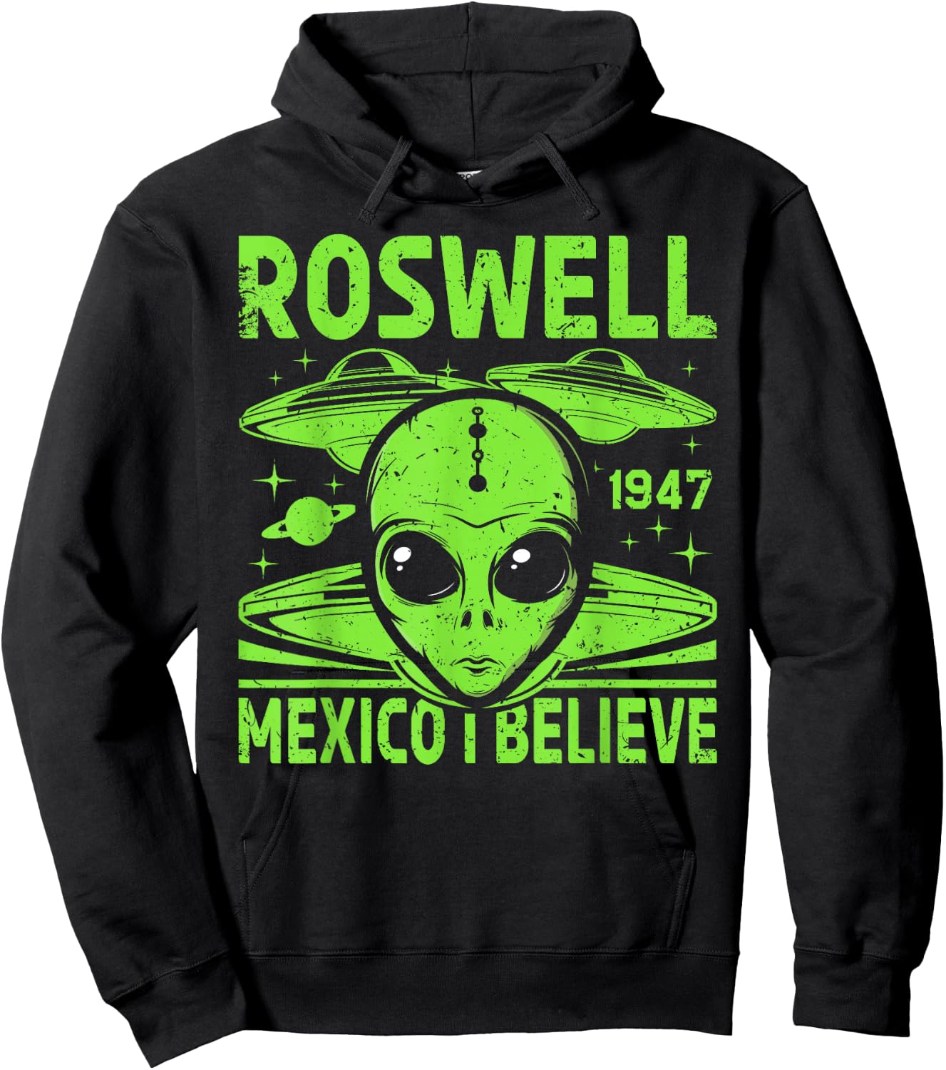Aliens sind echte Roswell Hoodie - Hoodie | Black