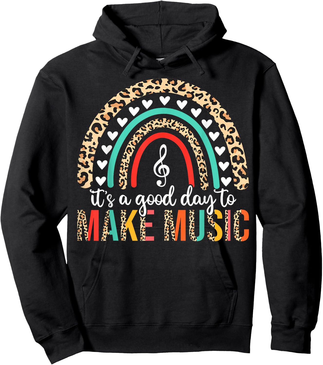 It's A Good Day To Make Music Back to School Music Teacher Hoodie - Hoodie | Black