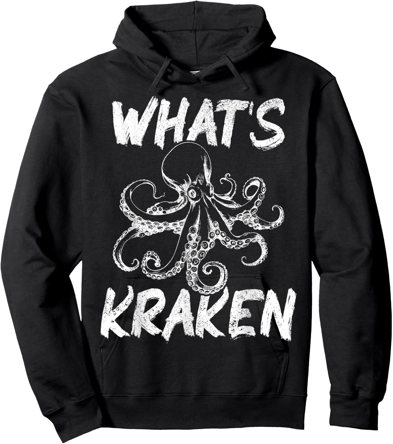 What's Kraken Funny Scuba Diving Diver Octopus Hoodie - Hoodie | Black