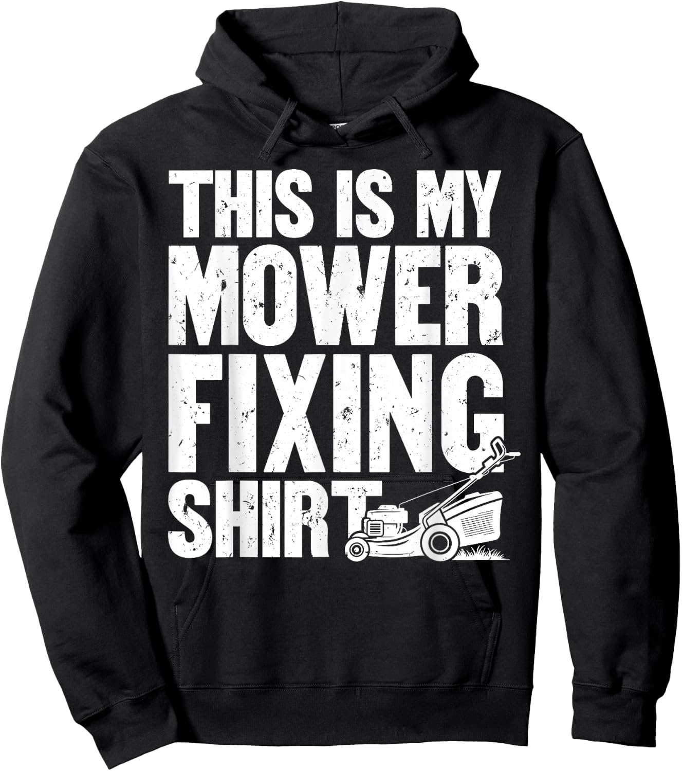 This is My Mower Fixing Gardener Funny Hoodie - Hoodie | Black