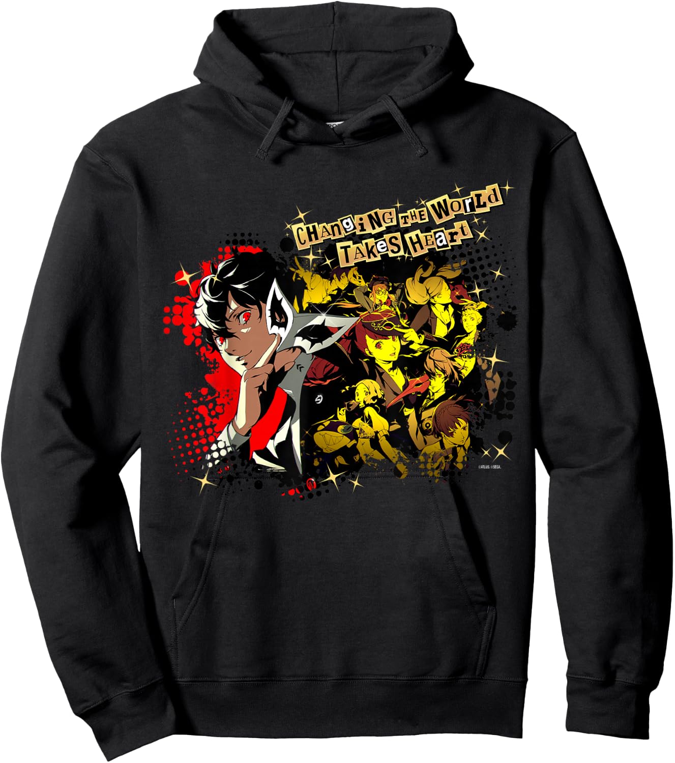 ATLUS Persona 5 Royal: Changing the World Takes Heart Hoodie - Hoodie | Black
