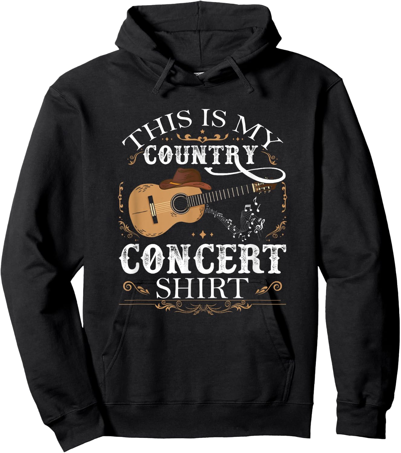 Country Music Country Concert Hoodie - Hoodie | Black