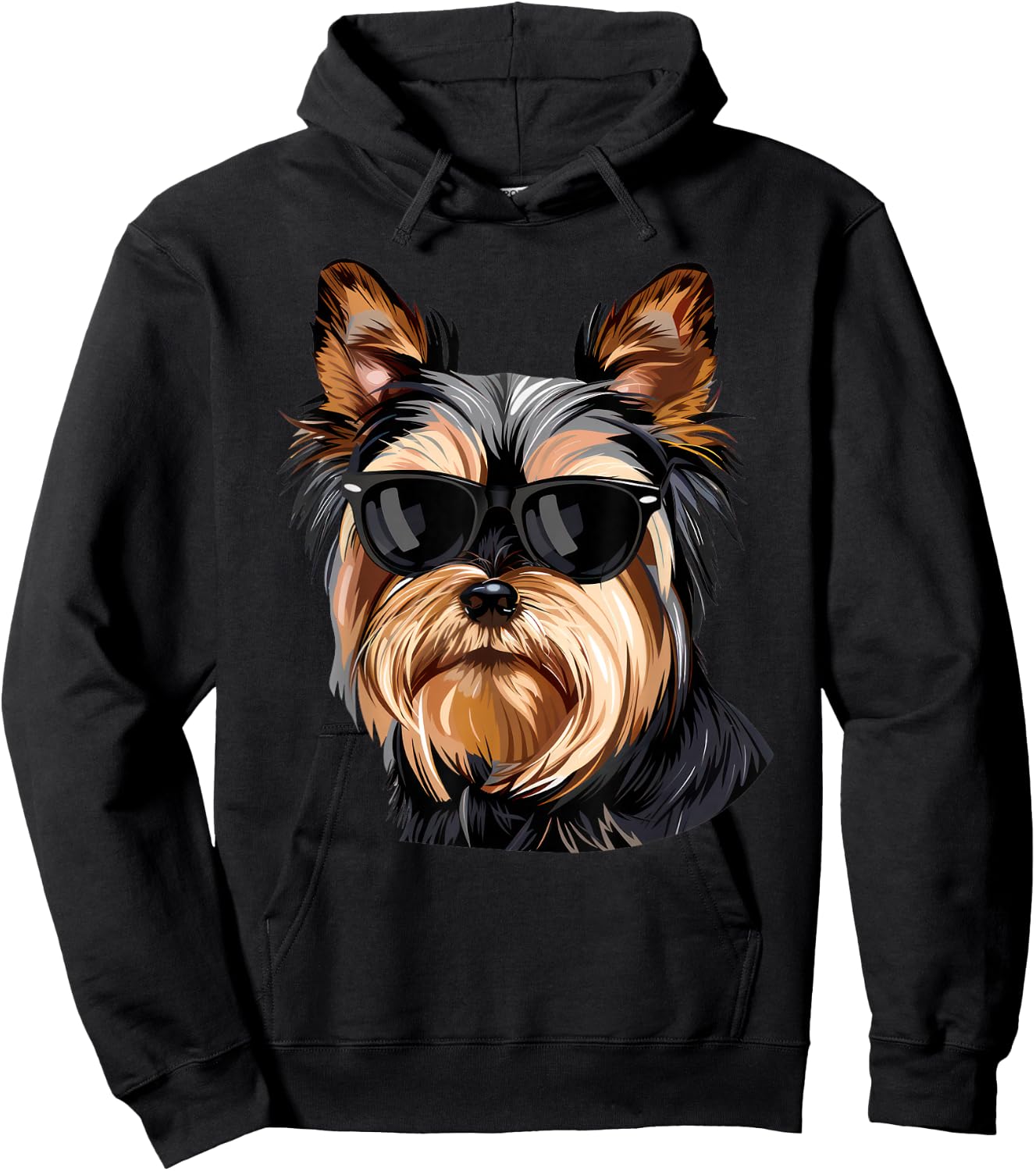 Silky Terrier Dog Sunglasses Hoodie - Hoodie | Black