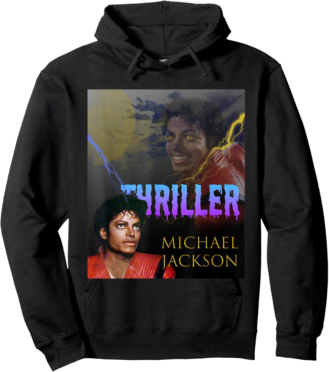 The King of POP MJ-067_Thriller , Erwachsene, Michael Jackson Fans, Pop Culture Enthusiasts, Various Ages, Schwarz, S Hoodie - Hoodie | Black