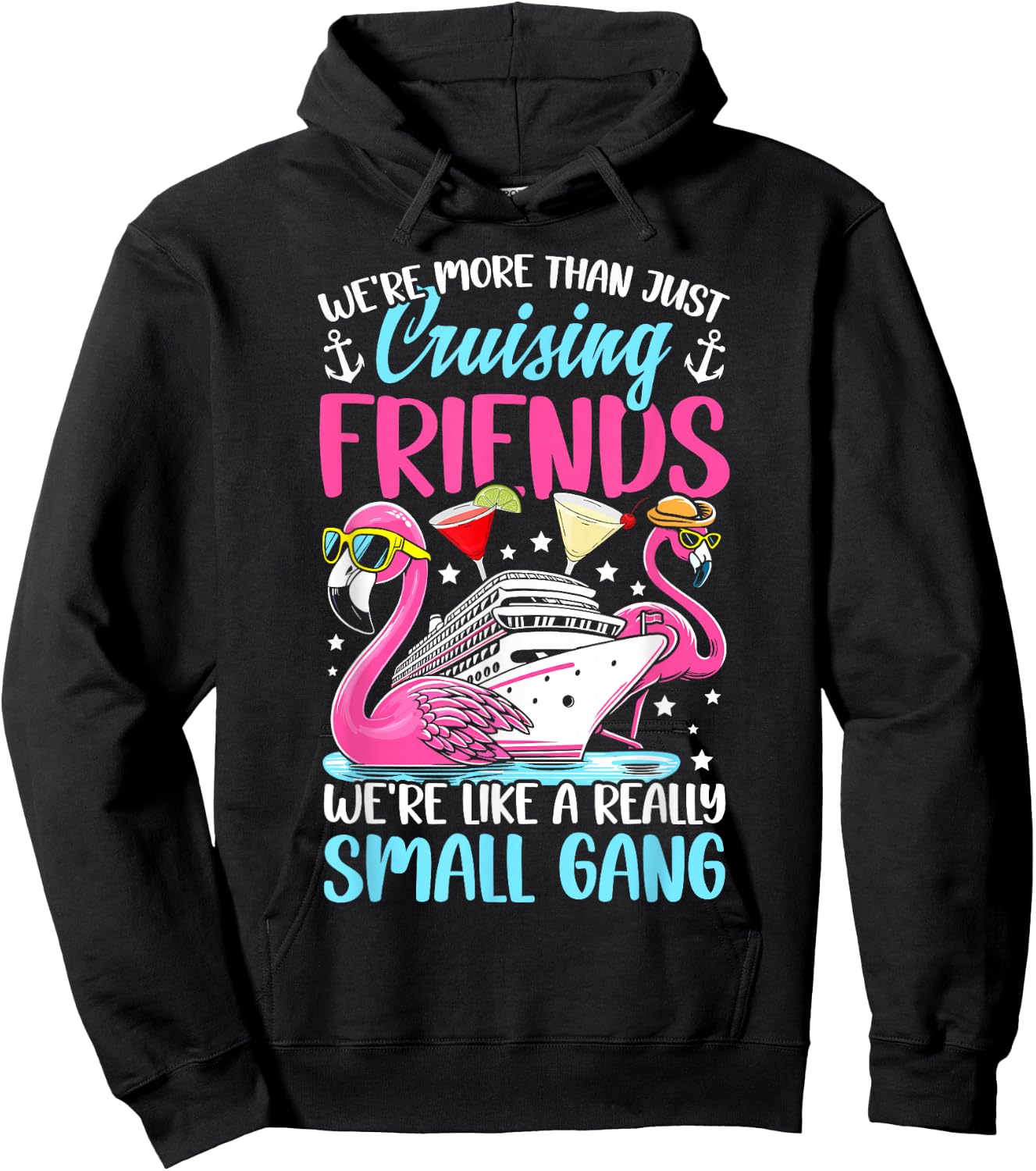 Friends cruise we are more than just cruising friends Hoodie - Hoodie | Black