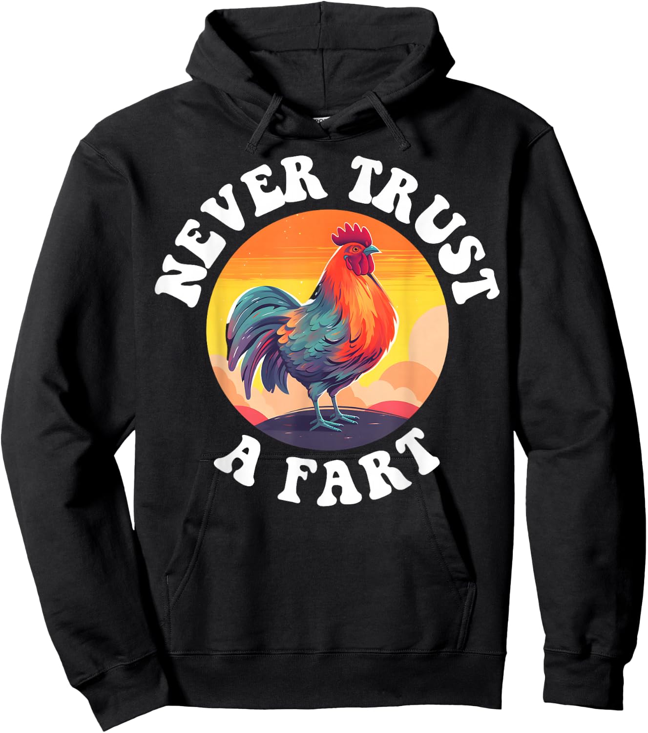 Never Trust A Fart Hoodie - Hoodie | Black