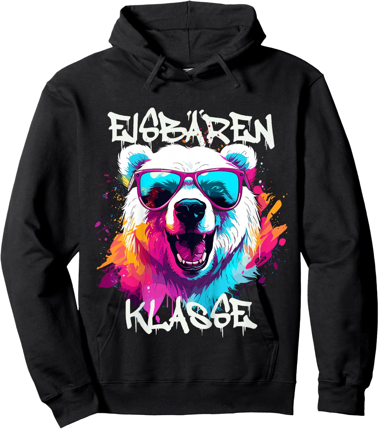 Kinder Cooler Eisbär für Eisbärenklasse Grundschule, Klassentier Hoodie - Hoodie | Black