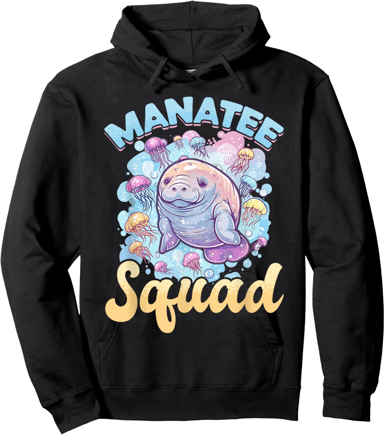 Funny Manatee Animal Protect our sea cows Hoodie - Hoodie | Black
