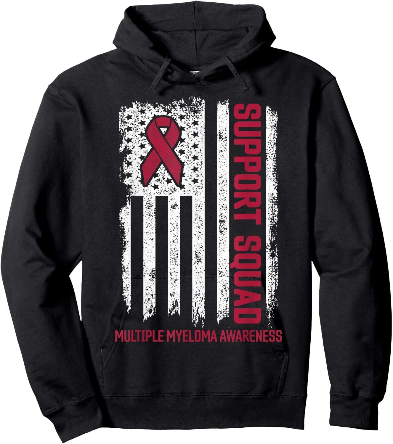 Multiple Myeloma Support Squad Multiple Myeloma Awareness Hoodie - Hoodie | Black