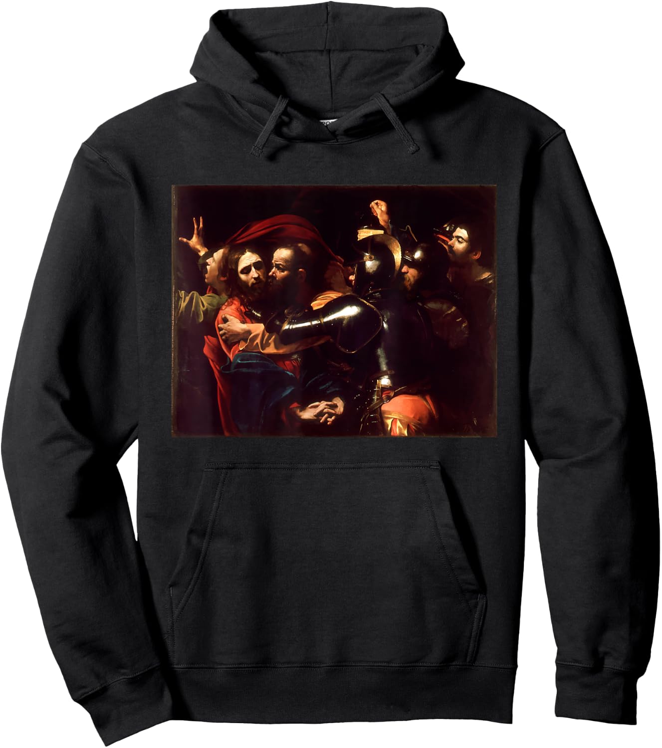 Caravaggios The Taking of Christ | Art Painting Hoodie - Hoodie | Black