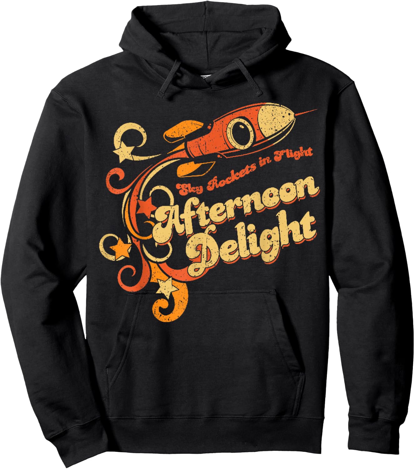 Vintage Afternoon Delight Hoodie - Hoodie | Black