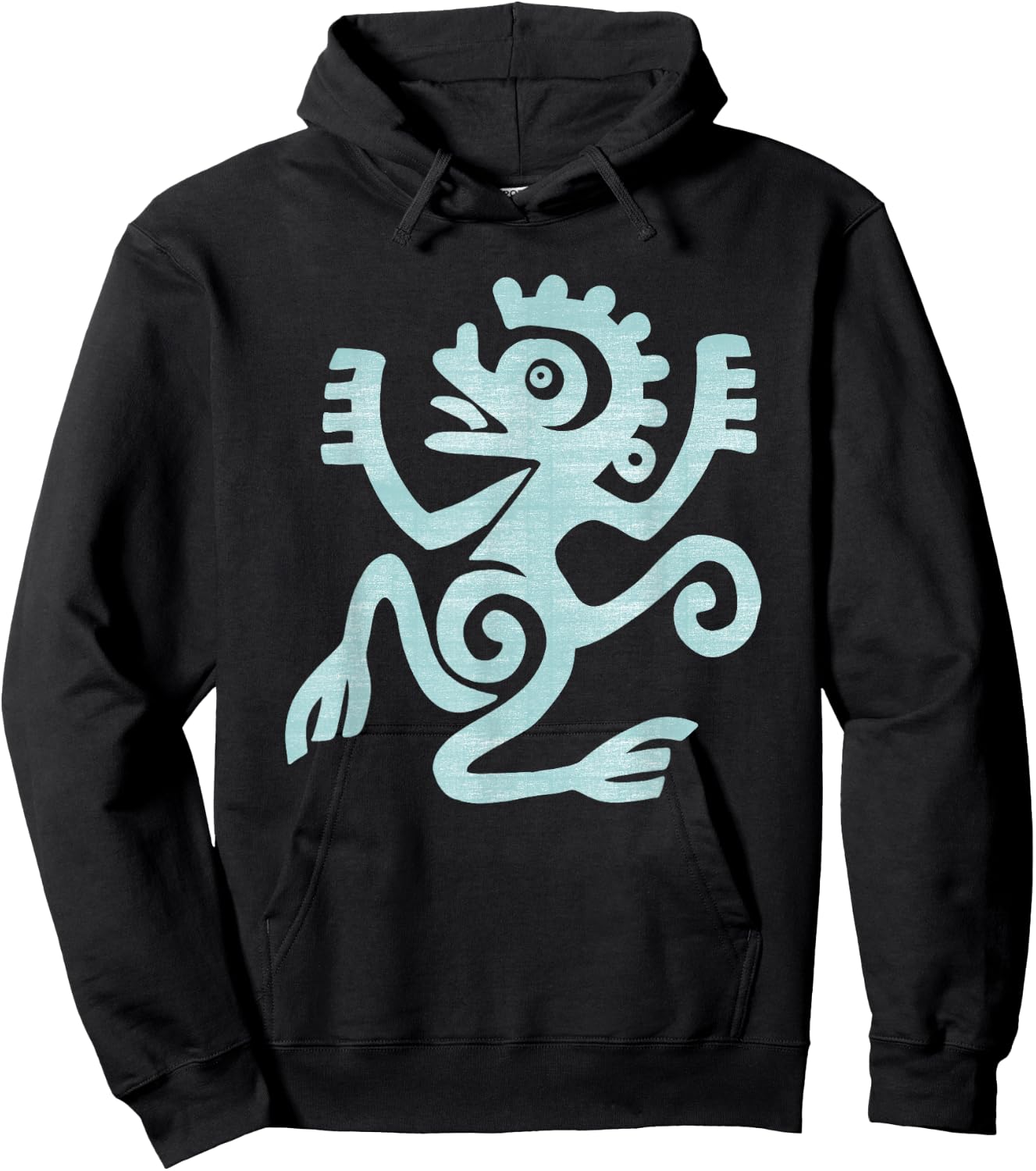 Monkey, Mexican Maya Mayan Art Ancient Mexico Hoodie - Hoodie | Black