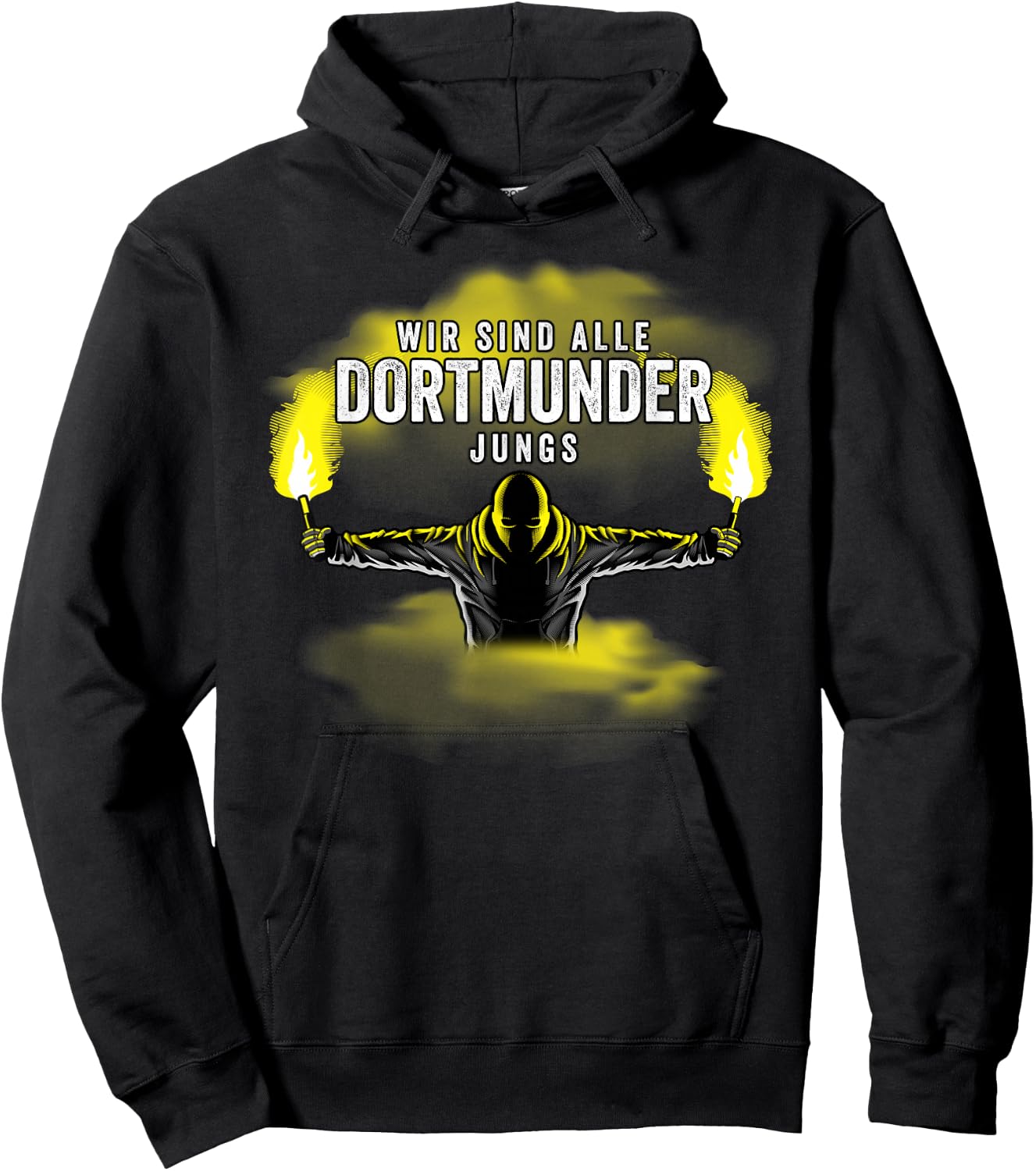 DORTMUNDER Jungs - Fussball - Dortmund - PYRO - BENGALO Hoodie - Hoodie | Black