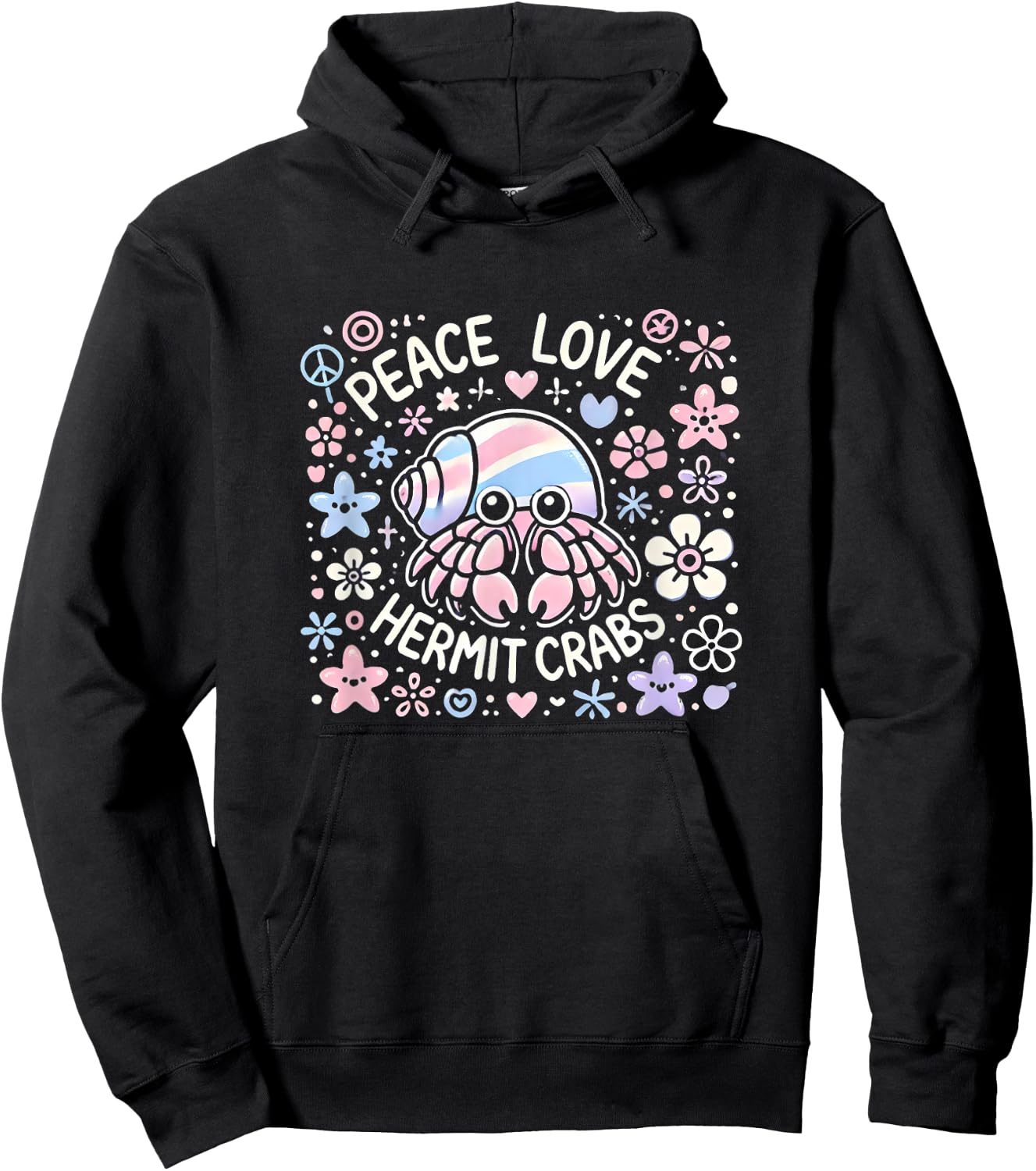 Hermit Crab Shirt Girls Hermit Crab Lover Hermit Crabs , Small, Black Hoodie - Hoodie | Black