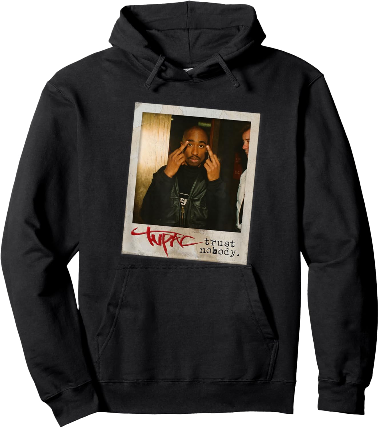 Tupac Trust Nobody Photo , black Hoodie - Hoodie | Black