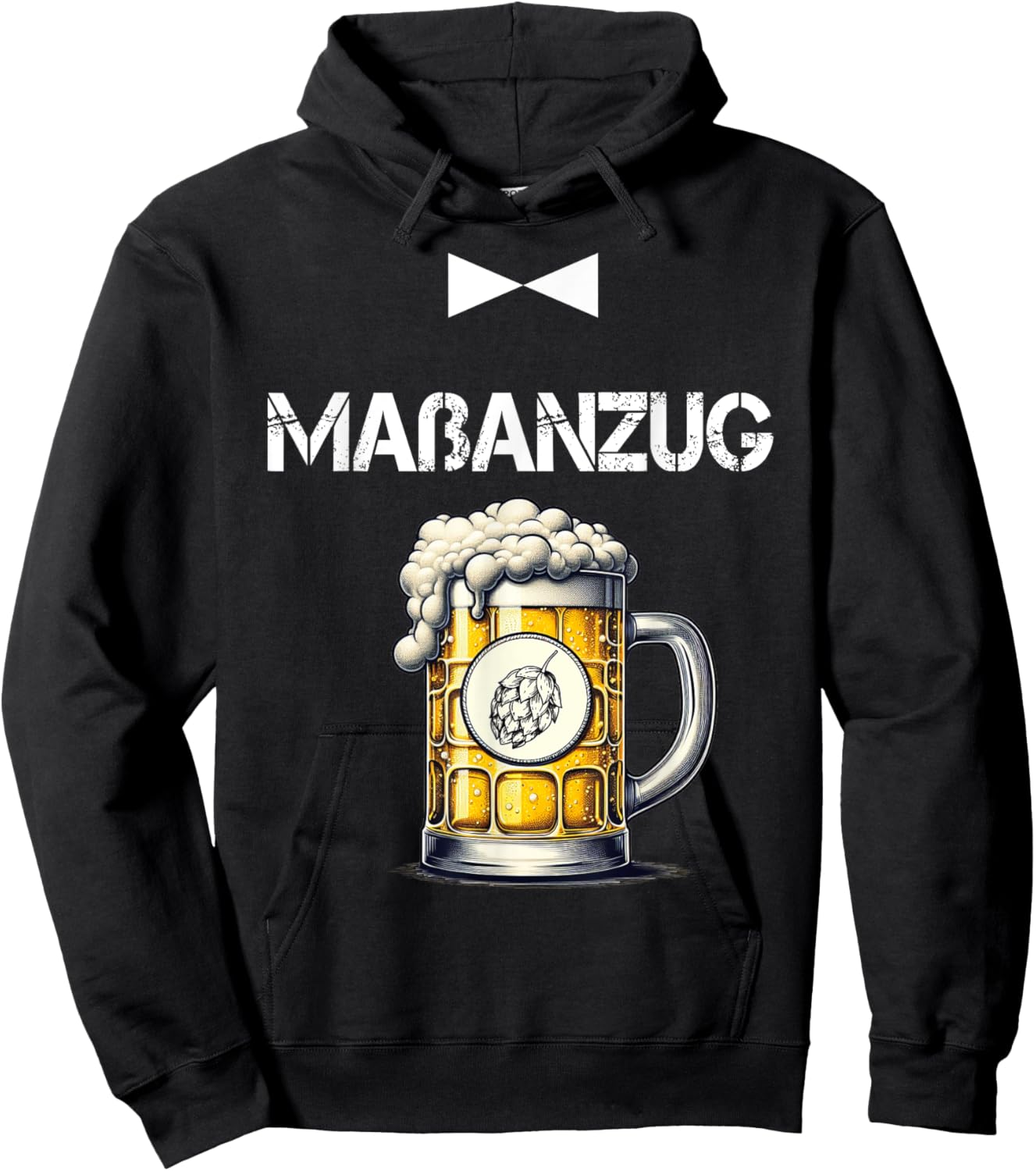 Customisable Beer Costume Fancy Dress Beer Oktoberfest Malle Party , black Hoodie - Hoodie | Black