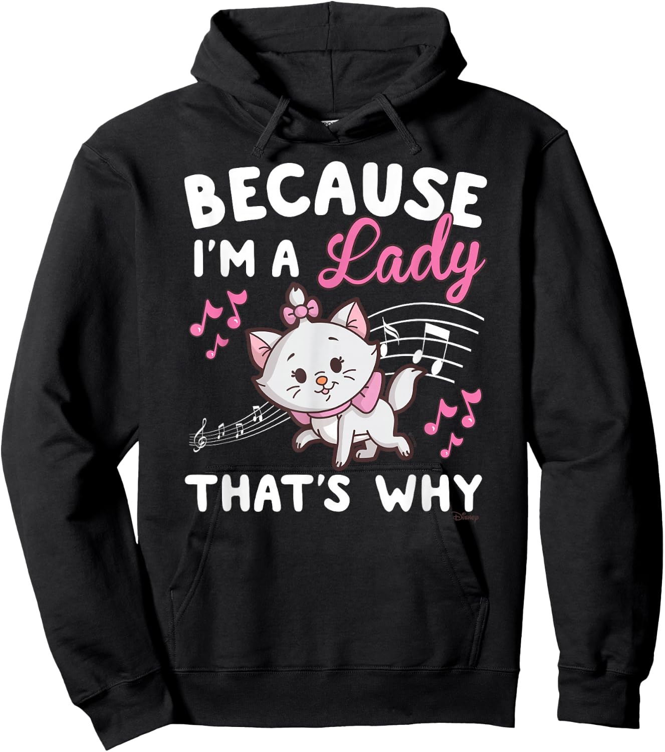 The Aristocats - Because I'm A Lady Marie Hoodie - Hoodie | Black