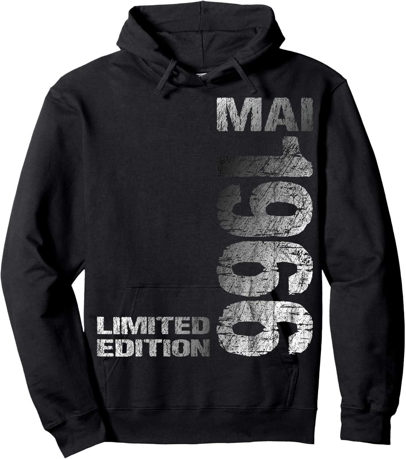 Limited Edition Mai 1966 Mann Frau 60. Geburtstag Hoodie - Hoodie | Black