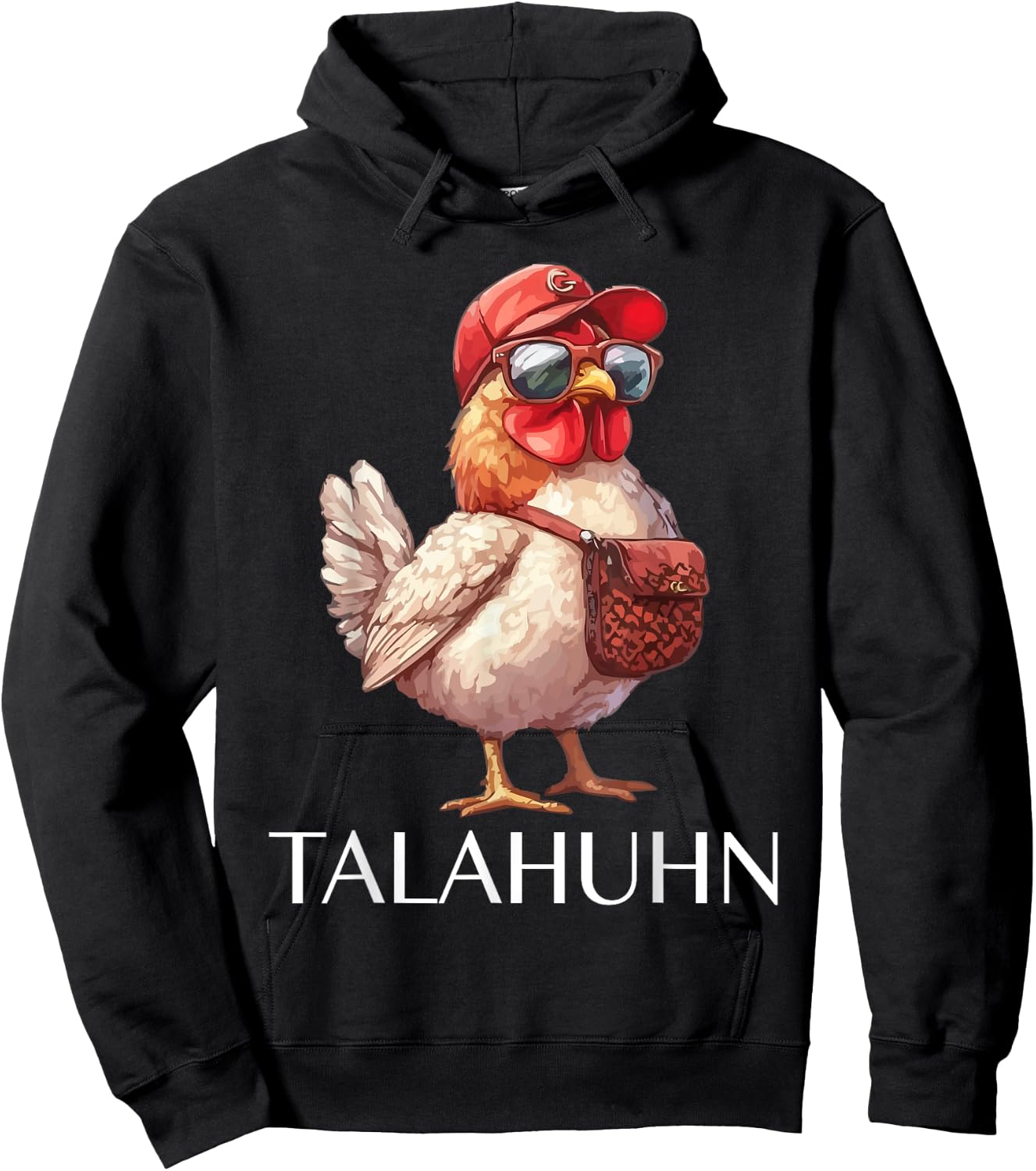 Talahuhn Spruch Lustig Tala Huhn Motiv , -Erwachsene, Schwarz, S Hoodie - Hoodie | Black