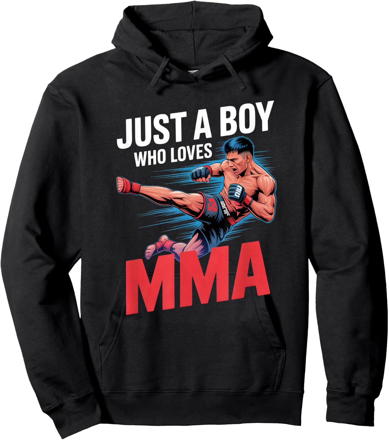 Boys MMA Hoodie - Hoodie | Black