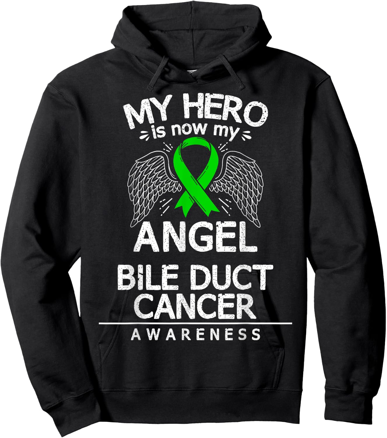 Cholangiocarcinoma Awareness Bile Duct Cancer Survivor Hoodie - Hoodie | Black