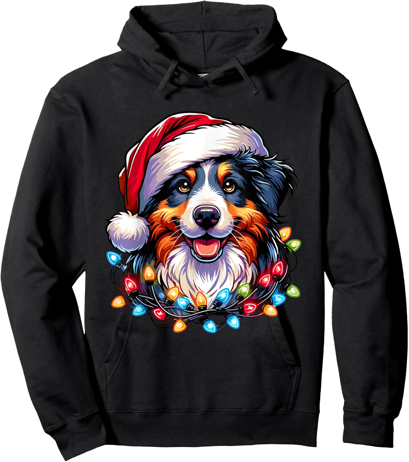 Dog Owner Xmas Men Women Favorite Australian Shepherd Hoodie - Hoodie | Black