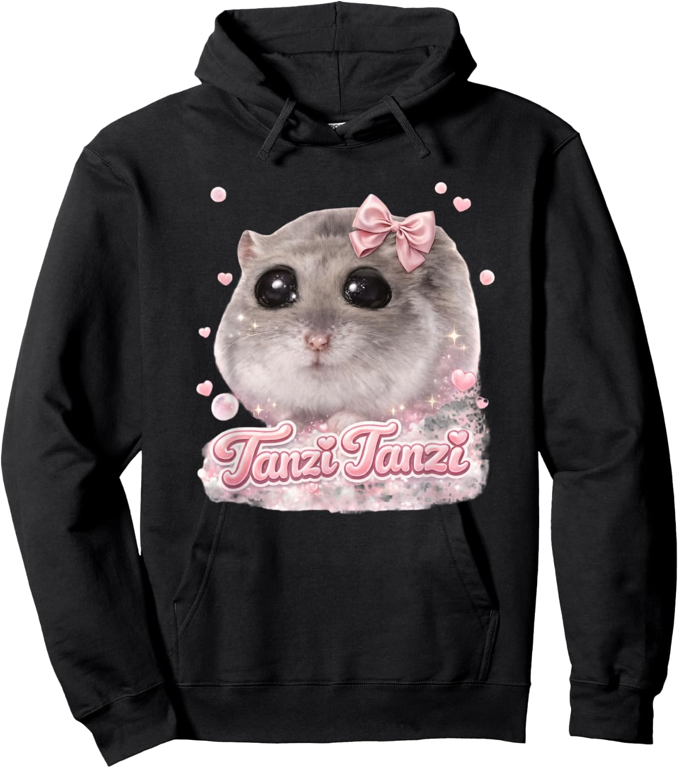 Tanzi Tanzi Lustiger Hamster Hamstie Meme Tanzen Hoodie - Hoodie | Black