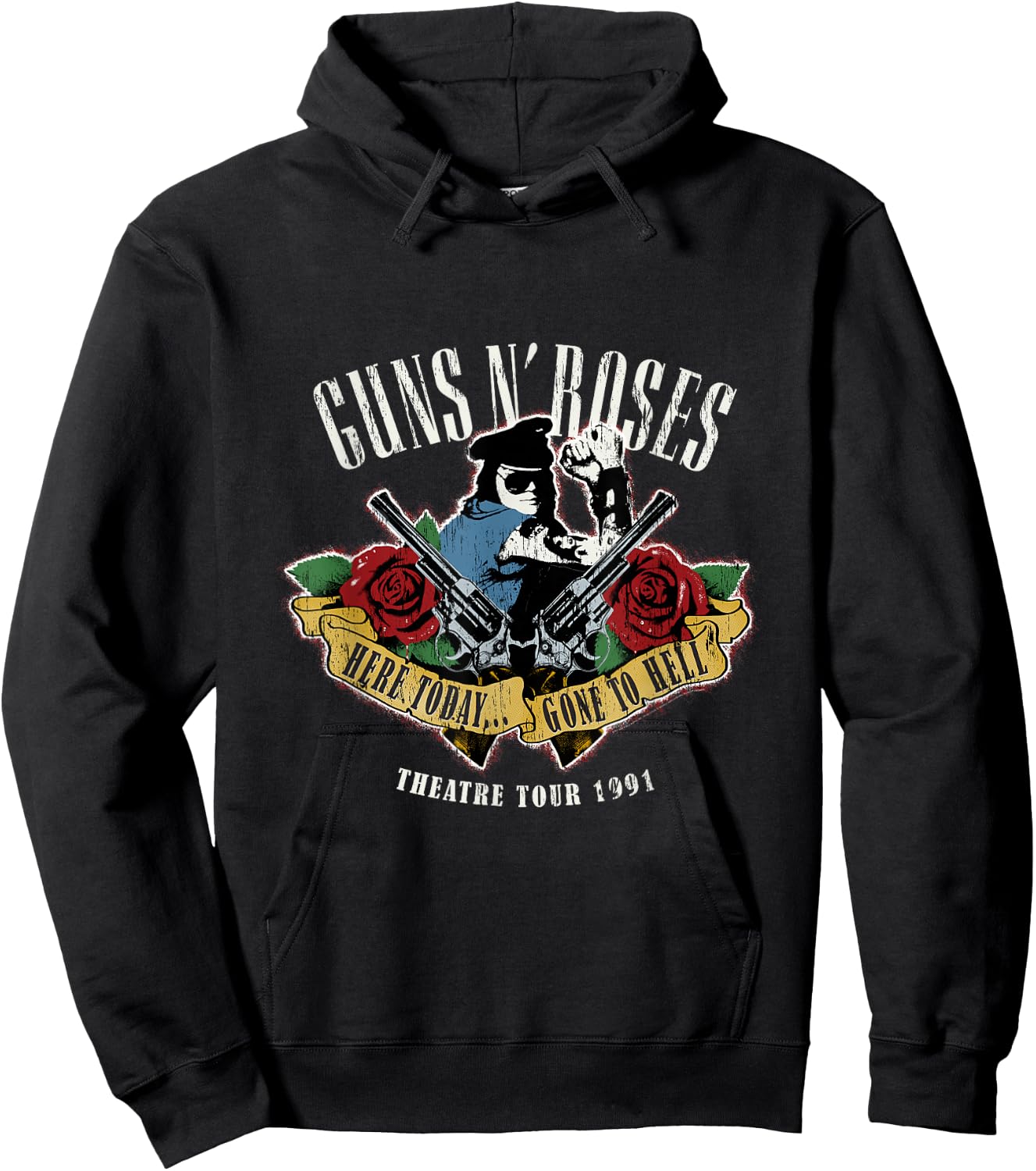 Guns N' Roses Offizielles Here Today Gone To Hell Hoodie - Hoodie | Black