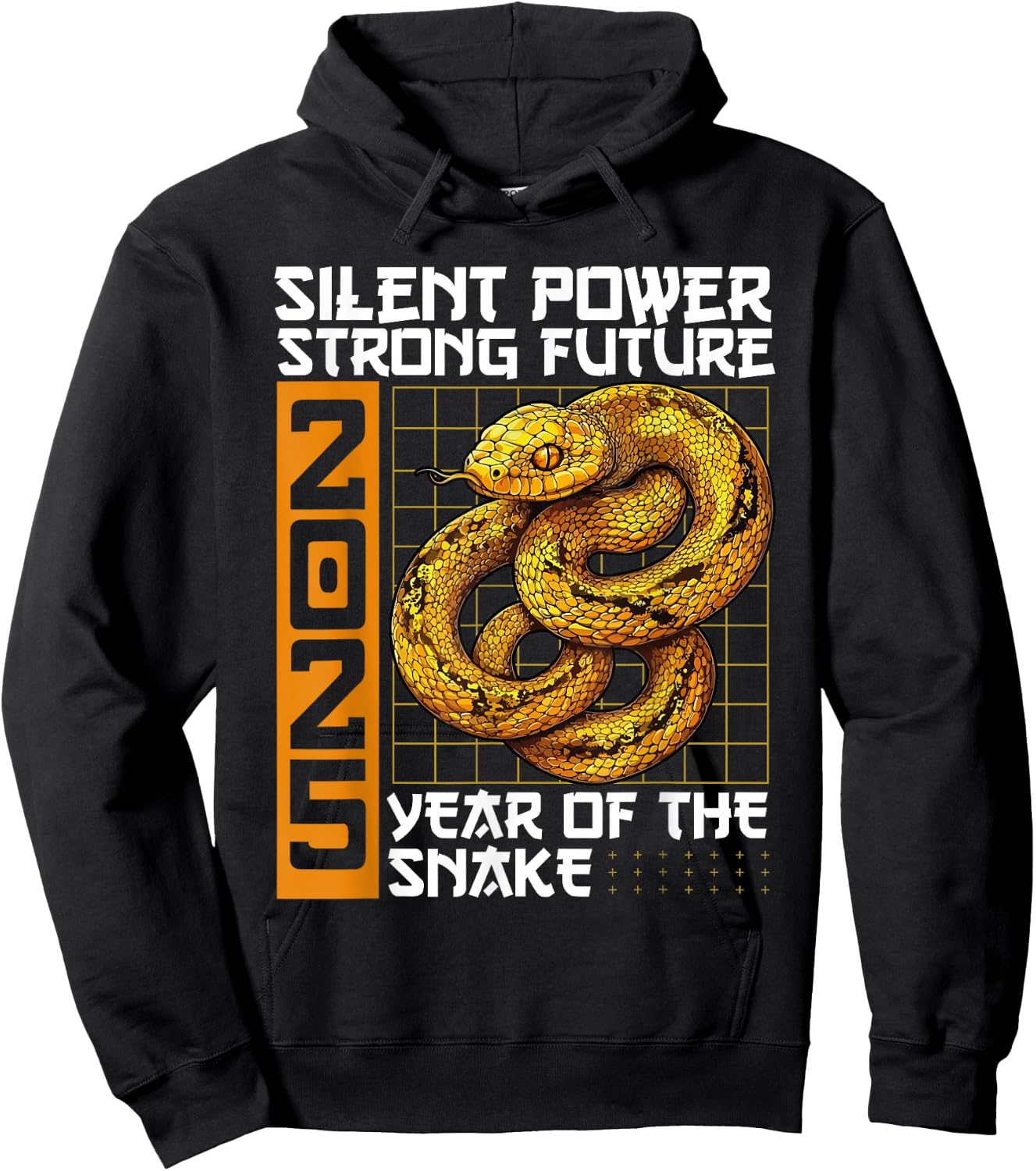 Year Of The Snake Chinese New Year 2025 Hoodie - Hoodie | Black