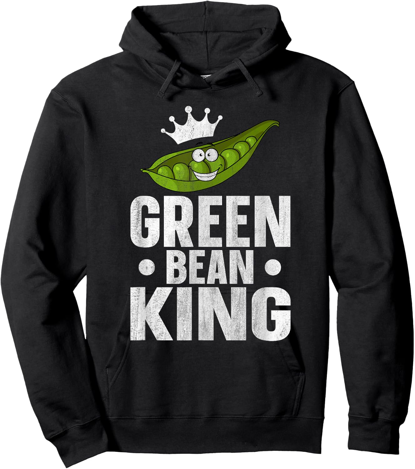 Green Bean King Hoodie - Hoodie | Black