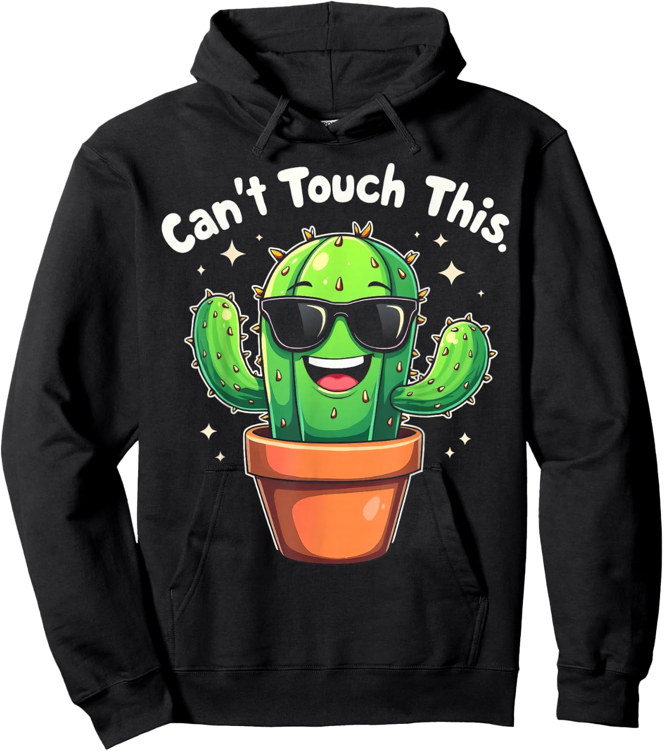 Can't Touch This Cool Cactus Hoodie - Hoodie | Black